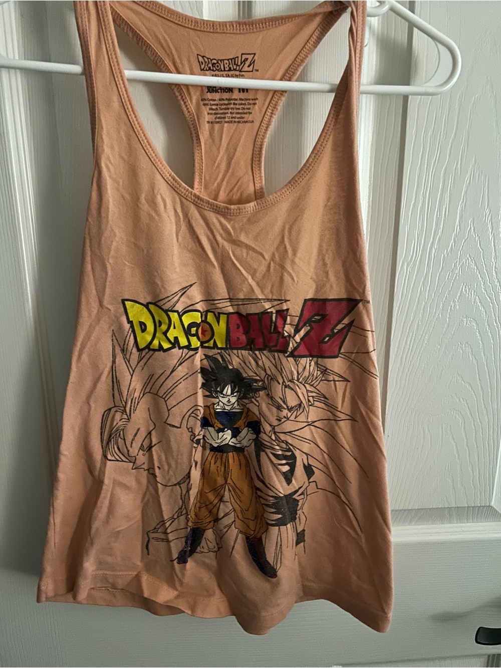 Ripple Junction Peach/Orange Dragon Ball Z Tank Top